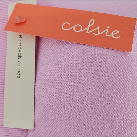 Colsie Women's Size Large Peppermint Pink‎ Tube Top New - Picture 5 of 5